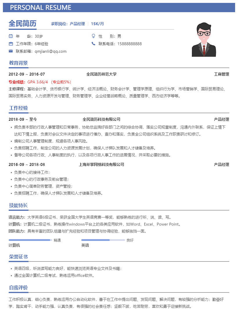 绿色时尚简洁模板